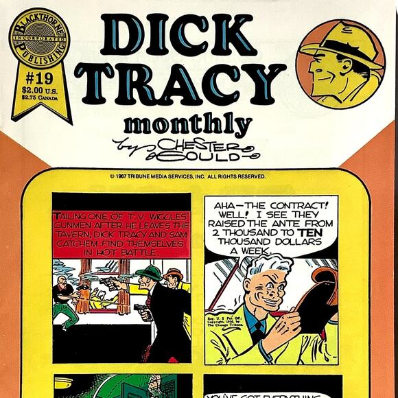 Dick Tracy Monthly #19, 1950 Reprints, Sept. 1987, Blackthorne Comics, NM 9.4 - Picture 1 of 5